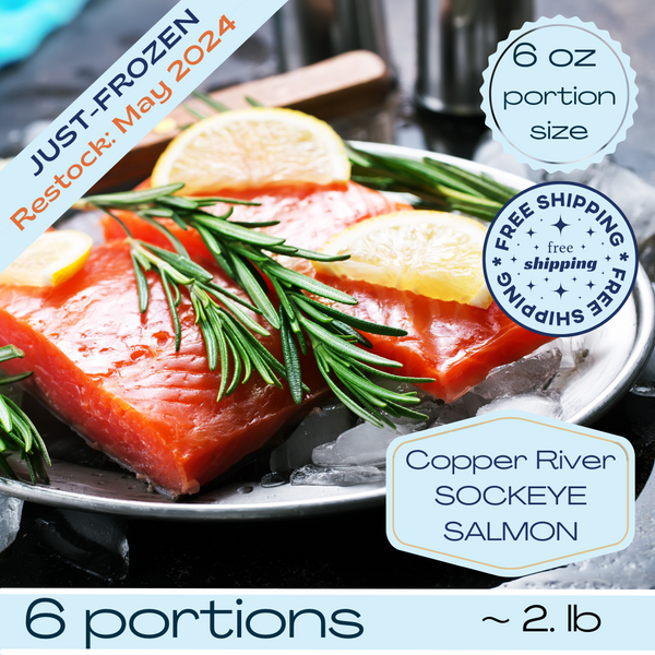 Wild Alaska Copper River Sockeye Salmon