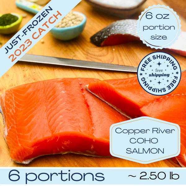 Wild Alaska Copper River Coho Salmon